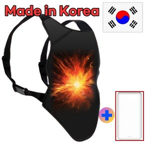 리웰디 카본 발열조끼 온열 조끼 USB 열선 방한 (배터리 포함)