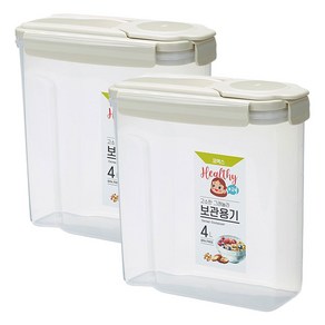 코멕스 고소한 그래놀라 보관용기 4L X 2개