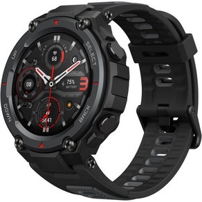 Amazfit TRex Pro 남성용 스마트 워치 투박한 야외 GPS 시계 18일 배터리 수명 15개 군 표준 인증 100 스포츠 모드 10개 ATM 방수 블랙 갱신