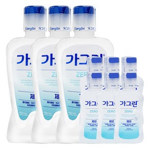 가그린 제로 구강청결제 950ml x3, 3개