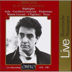 [CD] Placido Domingo 플라시도 도밍고 - 하일라이트: 아이다 카발레리아 루스티카나 박쥐 마농 레스코 (Placido Domingo - ...