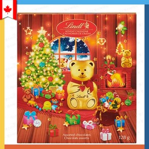 린트 어드벤트 캘린더 2024 린트 초콜릿 캘린더 캐나다 발송 Lindt Advent Calenda, 127g, 1박스