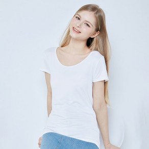 [비와이씨] [BYC 본사] 보디드라이 여성 U넥 반팔 티 ODS0015