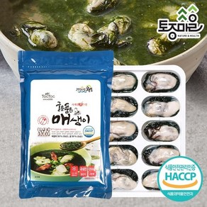 토종마을 [토종마을]굴을 품은 매생이 250g(2인분), 상세페이지참조