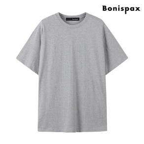 보니스팍스 데일리 라운드 심플 밑단 트임 반팔 티셔츠 (XO2LW005L0) 585497