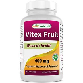 베스트 네츄럴스 Vitex Chastebey 400 mg 250 캡슐, 1개