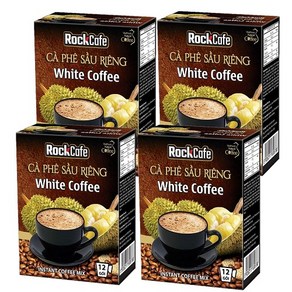 베트남 ockcafe 락카페 두리안 인스턴트 커피 믹스 20g x 12개입 x 4개, 240g