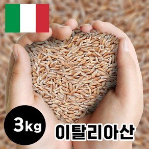 파로쌀 파로곡물 파로밀 이탈리아 파로밥 파로 엠머 밀, 3개, 1kg