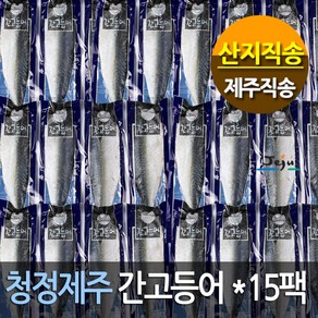 [제주직송] 제주 간고등어 100gx15팩 (프리미엄팩) - 고등어 한정수량, 15개