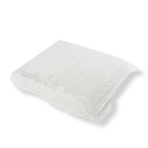 [스트롱팩토리] 개별포장 버블티빨대 투명 25cm, 1개, 3200개입