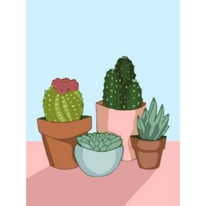 모모픽스페인팅 DIY 명화 그리기 세트 30 x 40 cm, 1개