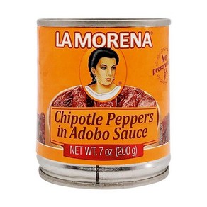 La Moena Chipotle peppes In Adobo 소스 198.4g7온스 420387, 200g, 1개