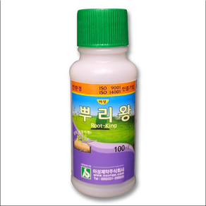 뿌리왕/100ml/새뿌리 활착/발근효과/작물면역력 증진, 1개