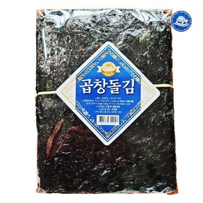 1번 특품 곱창돌김 1톳 (400g내외) /국산 김 재래김 파래김 국내산 전장김 식탁김, 1개