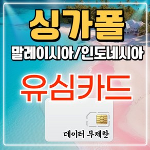 심쿡 3개국 발리유심 싱가폴유심 말레이시아유심 인도네시아유심카드 매일1GB/2GB/3GB/무제한, 1개, 매일1GB, 3일