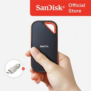 샌디스크 외장 SSD 익스트림 프로 포터블 E81 대용량 고성능 USB 1:1 증정, 1TB