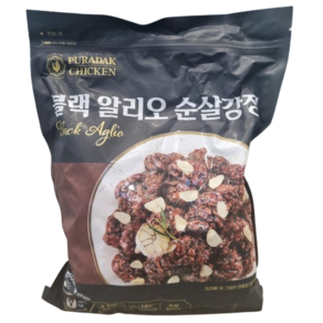 트레이더스 푸라닭 블랙알리오 순살 닭강정 1kg /냉동식품 아이스박스포장, 1개