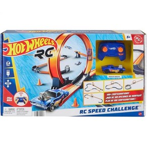 Hot Wheels 장난감 자동차 RC 세트 1:64 스케일 원격 제어 차량 및 30개 이상의 레이스 트랙 포함 다양한 구성 만들기, 1개