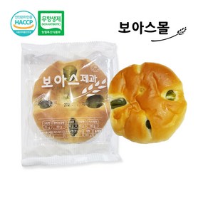 보아스제과 수제빵 제과점빵 완두앙금빵 80g x 10개