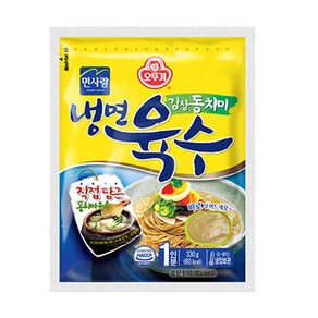 (냉장)[오뚜기]동치미냉면육수(1인), 330g, 8개