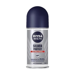 니베아 남성 실버 프로텍트 데오드란트 50ml NIVEA MEN Silve Potect Deodoant, 1개