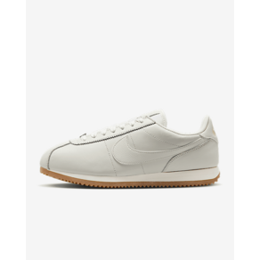 [늘정품] 나이키 NIKE 코르테즈 SE W HV6936-133 코코넛 밀크 메탈릭 실버 검 미디엄 브라운 레더 갑피 경량쿠셔닝 패션스니커즈