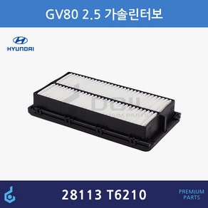 현대 제네시스 GV80 2.5 가솔린터보 에어필터 ODM제품 28113-T6210 28113T6210, 1개