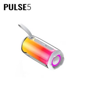 PULSE 5 패밀리 K 송 블루투스 스피커 휴대용 칼럼 RGB 분위기 램프 오디오 붐박스 야외 방수 서브우퍼 마이크 포함, 2) WHITE, WHITE