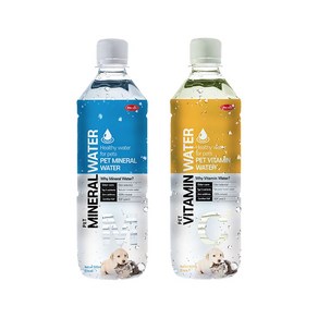 바우와우 펫 워터 미네랄 비타민 500ml 강아지 애견 간식, 1개