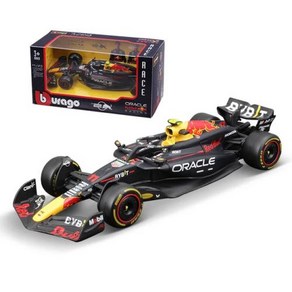 143 Burago Red Bull Rb20 2024 포뮬러 1 다이캐스트 합금 레이싱 F1 자동차 모델 1 Max Verstappen 11 Sergio Perez 소년 장난감 선