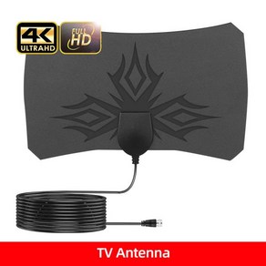 3000 마일 8K 디지털 DVB-T2 TV 안테나 앰프 부스터 1080P 야외 자동차 여행 실내 스마트, 03 Only TV Antenna, 01 CHINA