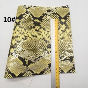금속 뱀 인조 가죽 원단 합성 시트 활 제작용 PU 가죽 LEOSyntheticoDIY R2033A 21x29cm 1, 10, 1개, 10. 10
