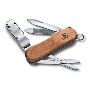VICTORINOX 빅토리녹스 0.6461.63 네일 클립 우드 580 [캠핑용품 액세사리 ], 1개
