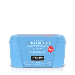 Neutogena Makeup Remove Cleansing Towelettes 뉴트로지나 메이크업 리무버 클렌징 타월렛 25매입, 1개