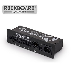 RockBoad Mod1 V2 락보드 이펙터 패치 베이 (POWER ACE IEC 파워 아웃 케이블 포함)