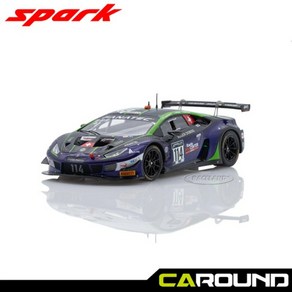 스파크 1:43 람보르기니 우라칸 GT3 EVO No.114 Emil Fey Racing 스파24시 2021 K. Lappalainen - J. Aitken - A. Rougie, 1개