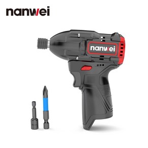 NANWEI 12V 전동 드라이버/브러시리스 모터/120N.M/RPM 0-2400RPM/다기능용, NW8598S-0CA, 1개