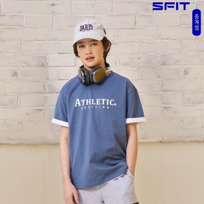 에스핏 중계점 *25년 여름신상 최종가* 유니크 그래픽 티셔츠 (블루) 유니크한 그래픽 포인트 디자인 편안하게 입는 세미 오버핏 반팔티셔츠 [7-13세 이상] 아동 주니어