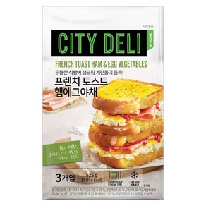 삼립 냉동 프렌치토스트 햄에그 525g, 1개