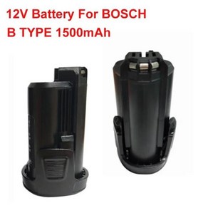 BOSCH 전기 드릴용 배터리 무선 드라이버 광택기 10.8V 12V 1500mAh