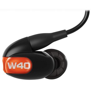 Westone W40 Gen 2 Fou 드라이버 트루 핏 이어폰 블랙/오렌지 (WST-W40-2019) 163618