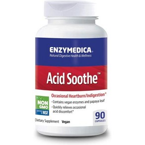 Enzymedica 엔자이메디카 에시드 스무스 90정 Acid Soothe 90 caps, 1개