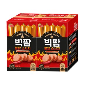 롯데햄 빅팜 불닭 간식 소시지, 2개, 1.2kg