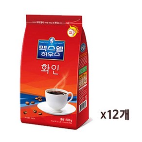 맥스웰하우스 화인 커피 500g X 12개, 1개입