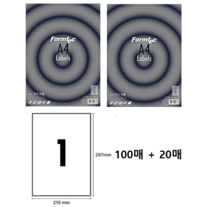 폼텍 분류표기용 라벨 LS-3130 100p + LQ-3130 20p 세트, 1세트, 1칸