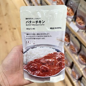 MUJI 무인양품 버터 치킨 카레, 2개, 180g