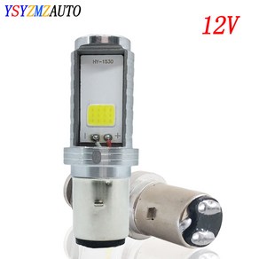 Hi-Lo 빔 램프 전구 오토바이 보조 조명 LED 헤드라이트 H6 1200LM BA20D 6500K 12V 1 개, 01 12V, 01 CHINA, 01 BA20D