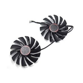 인로버트 그래픽 카드 MSI GTX 1080 1070 1060 RX 580 RX570 아머 비디오 쿨러 팬 교체, 1개