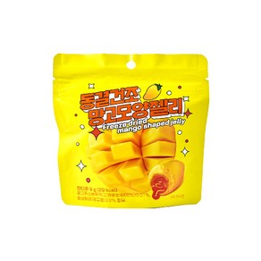 피치 동결건조 망고모양 젤리, 9g, 10개
