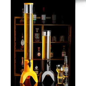 주류디스펜서 하이볼 음료 생맥주 술통 바 1.5L 3L, 블랙 디스펜서(1.5L), 1개